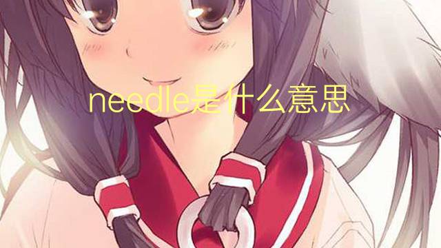 needle是什么意思 needle的翻译、读音、例句、中文解释