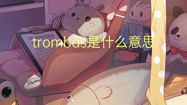 trombas是什么意思 英文名trombas的翻译、发音、来源