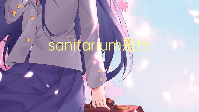 sanitarium是什么意思 sanitarium的翻译、读音、例句、中文解释