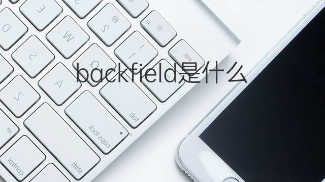 backfield是什么意思 backfield的翻译、读音、例句、中文解释