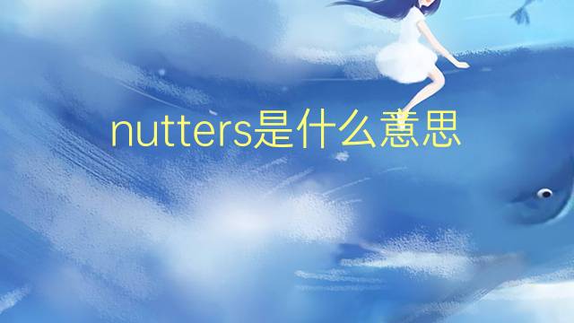 nutters是什么意思 nutters的翻译、读音、例句、中文解释