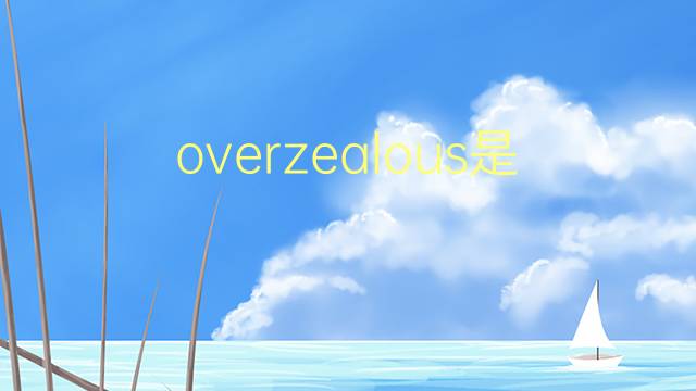 overzealous是什么意思 overzealous的翻译、读音、例句、中文解释