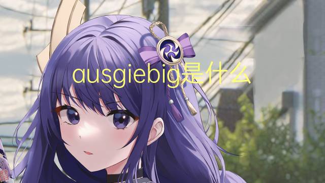 ausgiebig是什么意思 ausgiebig的翻译、读音、例句、中文解释