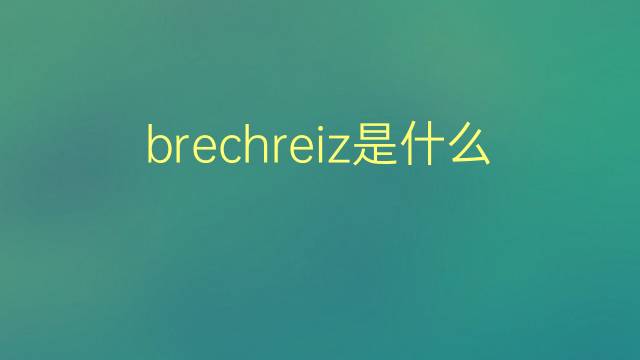 brechreiz是什么意思 brechreiz的翻译、读音、例句、中文解释