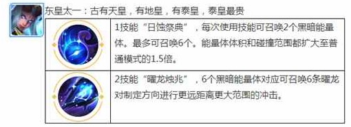 王者荣耀觉醒之战东皇太一技能_王者荣耀觉醒之战东皇太一技能改动介绍（图文）