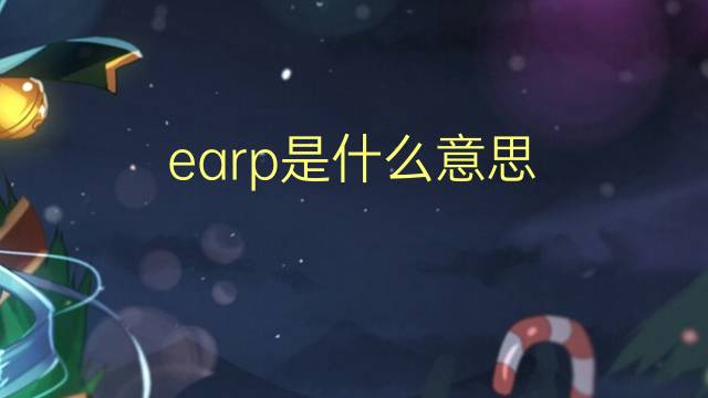 earp是什么意思 earp的翻译、读音、例句、中文解释