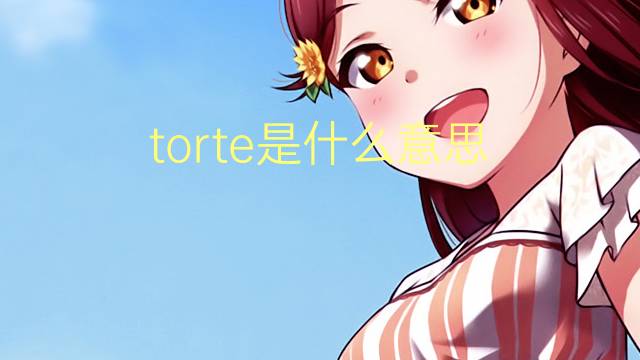 torte是什么意思 torte的翻译、读音、例句、中文解释