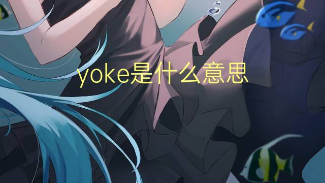 yoke是什么意思 yoke的翻译、读音、例句、中文解释