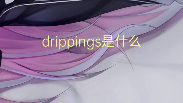 drippings是什么意思 drippings的翻译、读音、例句、中文解释