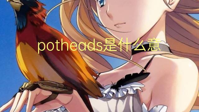 potheads是什么意思 potheads的翻译、读音、例句、中文解释