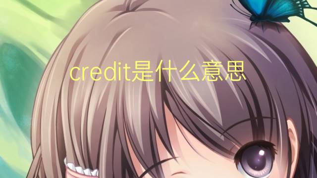 credit是什么意思 credit的翻译、读音、例句、中文解释