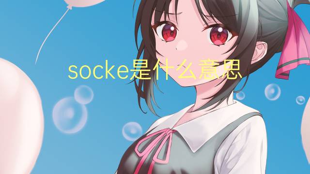 socke是什么意思 socke的翻译、读音、例句、中文解释