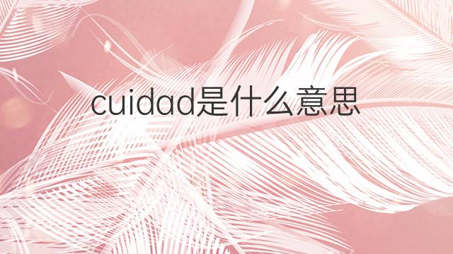 cuidad是什么意思 cuidad的翻译、读音、例句、中文解释