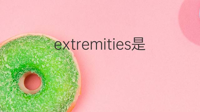 extremities是什么意思 extremities的翻译、读音、例句、中文解释