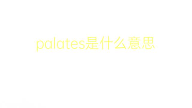 palates是什么意思 palates的翻译、读音、例句、中文解释