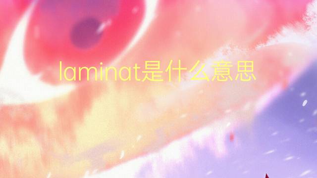 laminat是什么意思 laminat的翻译、读音、例句、中文解释