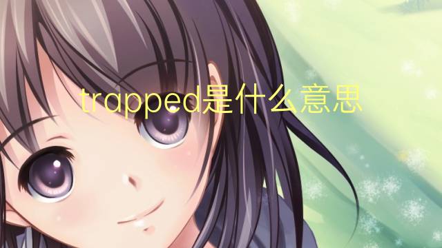 trapped是什么意思 trapped的翻译、读音、例句、中文解释