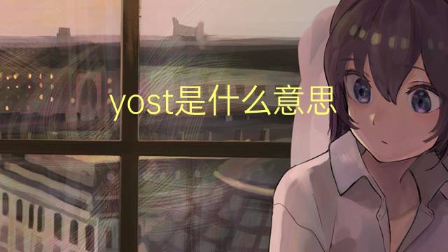 yost是什么意思 yost的翻译、读音、例句、中文解释