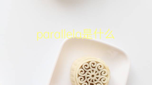 parallela是什么意思 parallela的翻译、读音、例句、中文解释