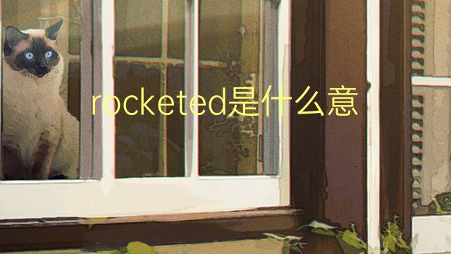 rocketed是什么意思 rocketed的翻译、读音、例句、中文解释