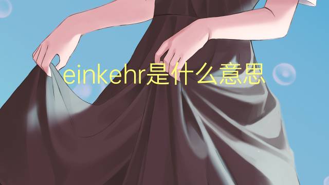 einkehr是什么意思 einkehr的翻译、读音、例句、中文解释