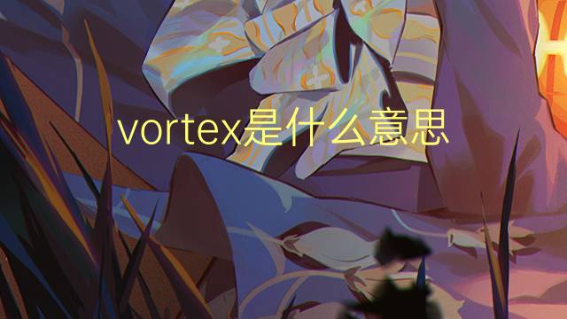 vortex是什么意思 vortex的翻译、读音、例句、中文解释