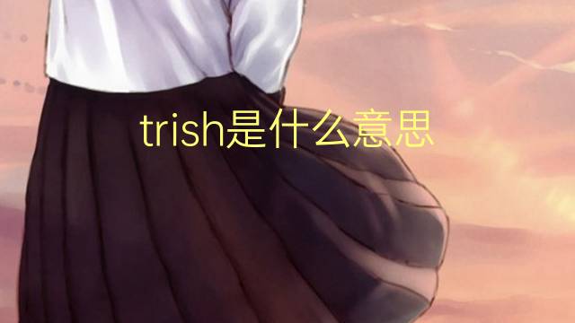 trish是什么意思 trish的翻译、读音、例句、中文解释