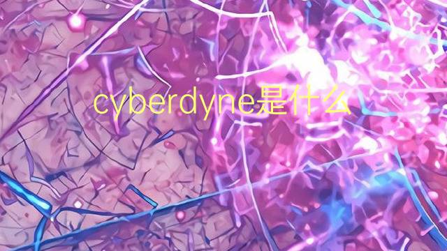 cyberdyne是什么意思 cyberdyne的翻译、读音、例句、中文解释