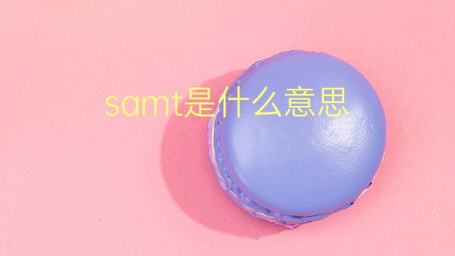 samt是什么意思 samt的翻译、读音、例句、中文解释