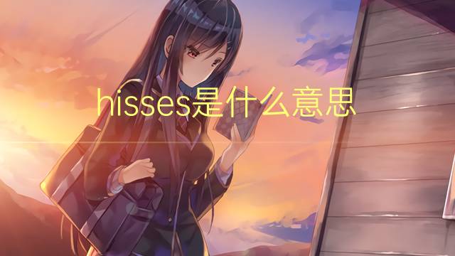 hisses是什么意思 hisses的翻译、读音、例句、中文解释