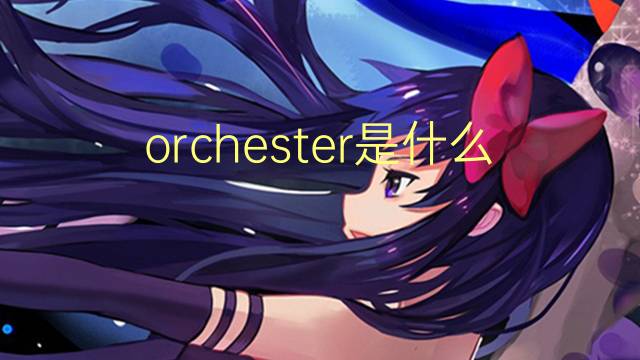 orchester是什么意思 orchester的翻译、读音、例句、中文解释