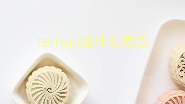 terrain是什么意思 terrain的翻译、读音、例句、中文解释