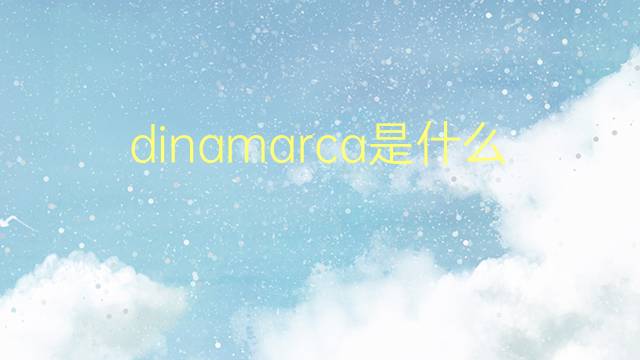 dinamarca是什么意思 dinamarca的翻译、读音、例句、中文解释