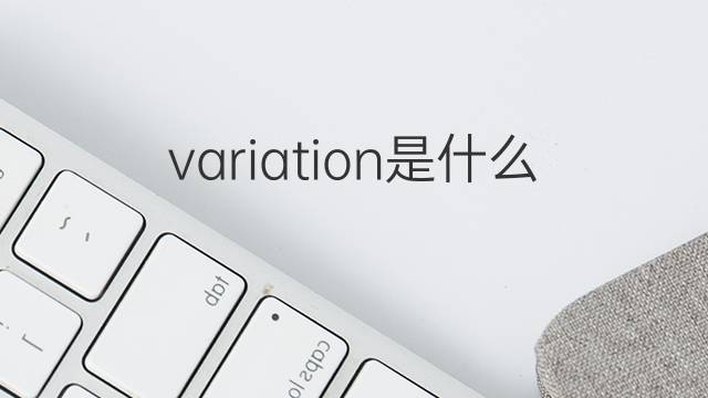 variation是什么意思 variation的翻译、读音、例句、中文解释