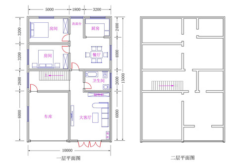 户型图纸3200是3米2吗