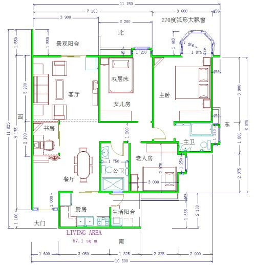 坐东朝西的房子财位在哪里