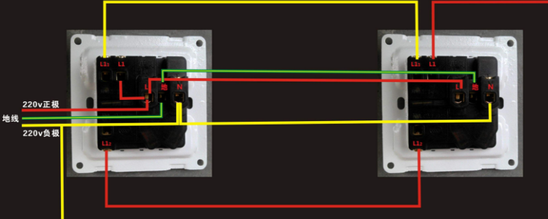 两根线怎么接开关