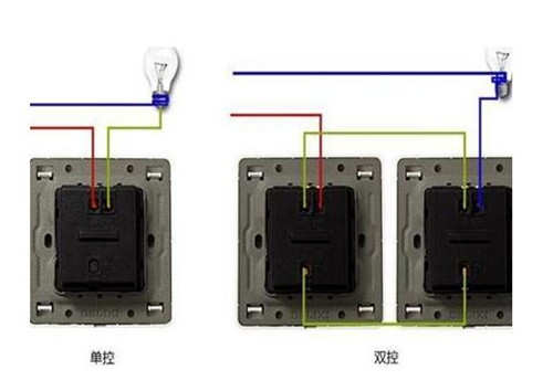单控灯开关怎么接