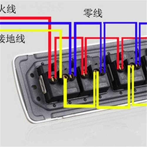 红黄蓝电线怎么接插座