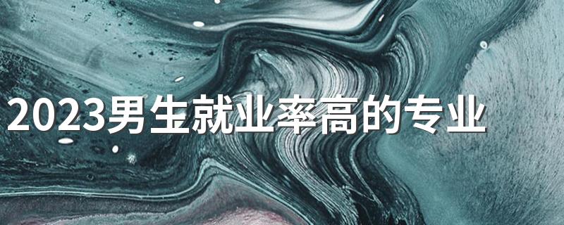 2023男生就业率高的专业 什么专业有发展