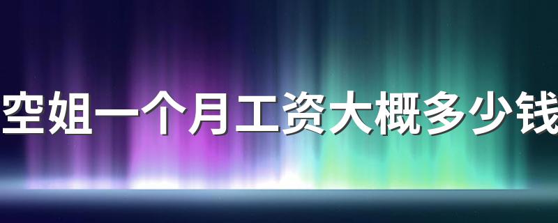 空姐一个月工资大概多少钱 空姐的收入高不高