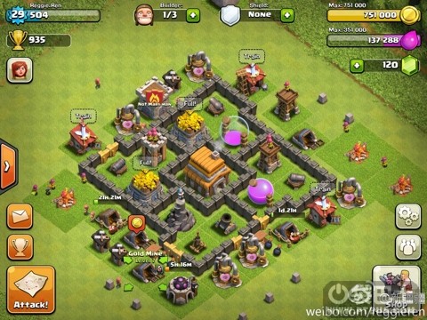 部落战争(Clash of Clans)COC新手游戏布局攻略（图文）