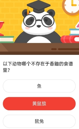 以下动物哪个不存在于香鼬的食谱里 森林驿站3月7日森林小课堂答案（图文）