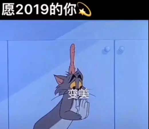 愿2019的你图片_愿2019的你抖音汤姆猫壁纸（图文）