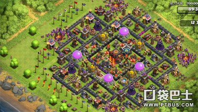 部落战争(Clash of Clans)COC十本阵型详解（图文）