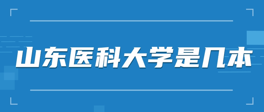 山东医科大学是几本