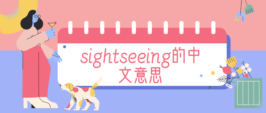 sightseeing的中文意思