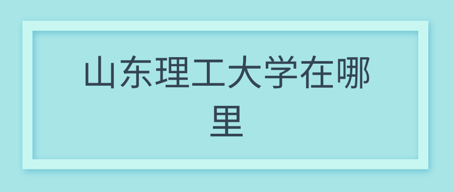 山东理工大学在哪里