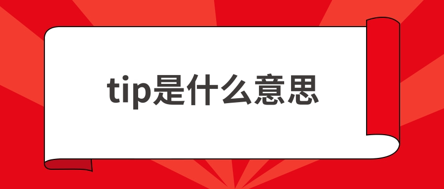 tip是什么意思