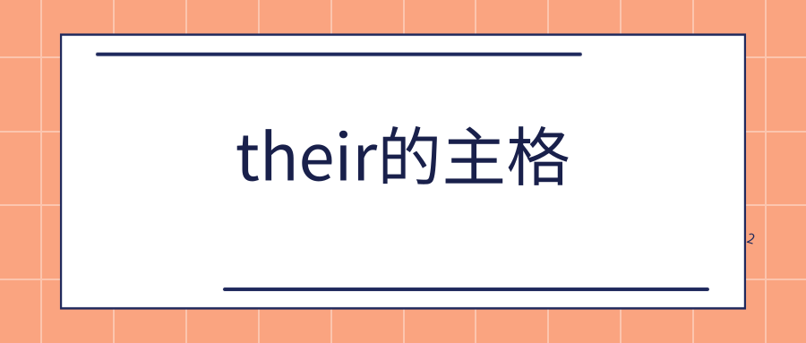 their的主格